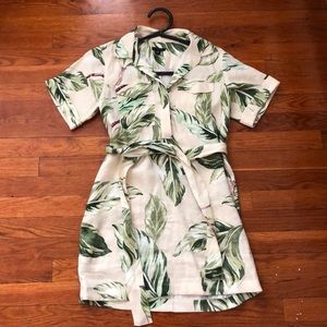 Ann Taylor belted shift dress